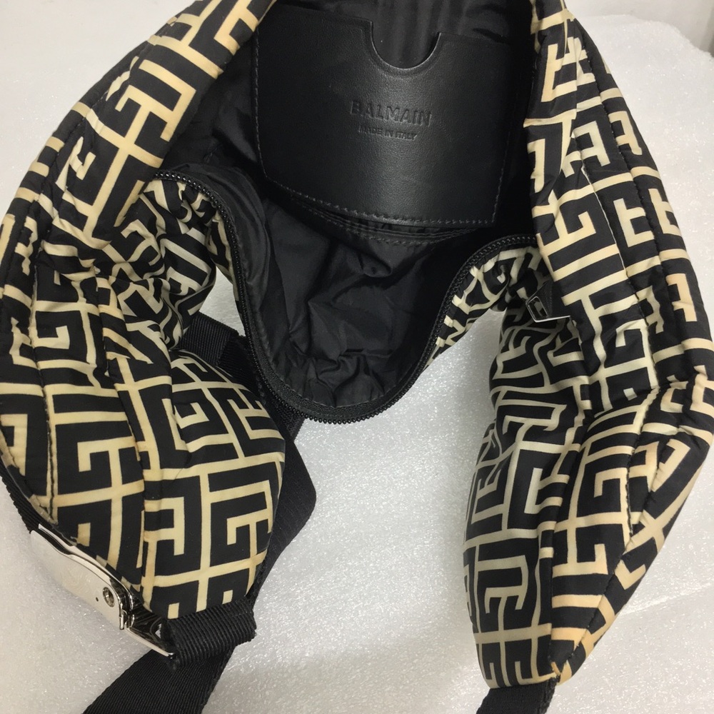 Balmain Nylon Monogram Belt Bag - Picture 13 of 14